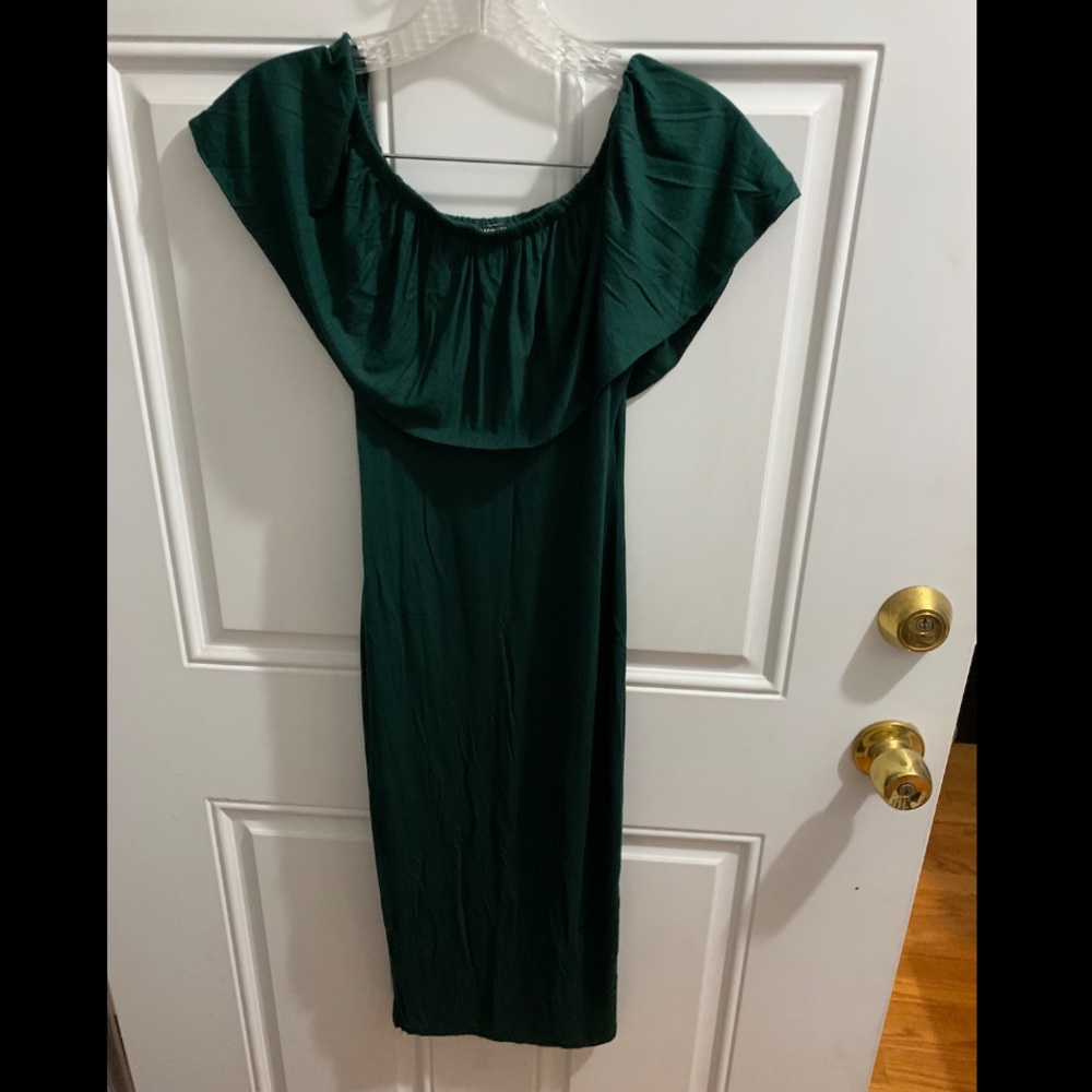 Fashion Nova MIDI Green Dress